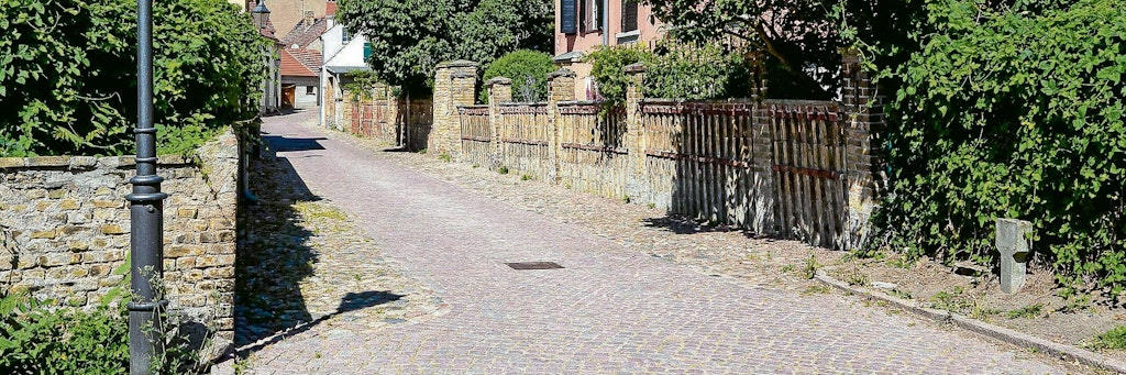 Eine Straße in Werder/Havel.