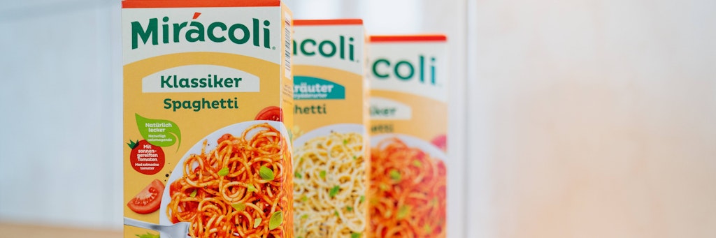 Produkte der Marke Mirácoli.