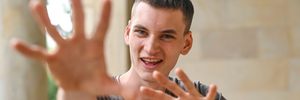 Fabio Knopf ist der kommende Musical-Star.<br><br>