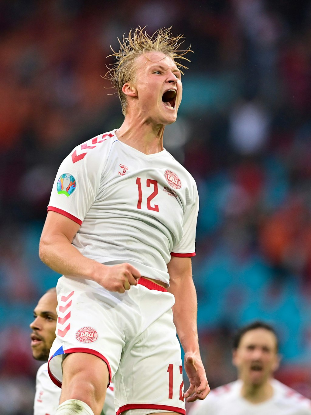 Die pure Freude! Kasper Dolberg weiß, dass mit dem 2:0 der Drops gelutscht ist.