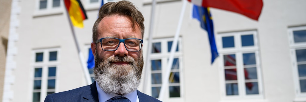 Claus Ruhe Madsen, Oberbürgermeister von Rostock. 