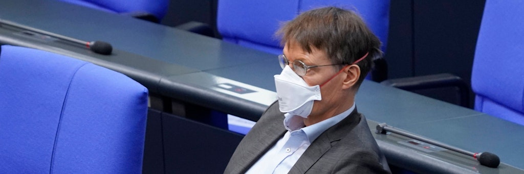 Der SPD-Gesundheitspolitiker Karl Lauterbach im Bundestag.