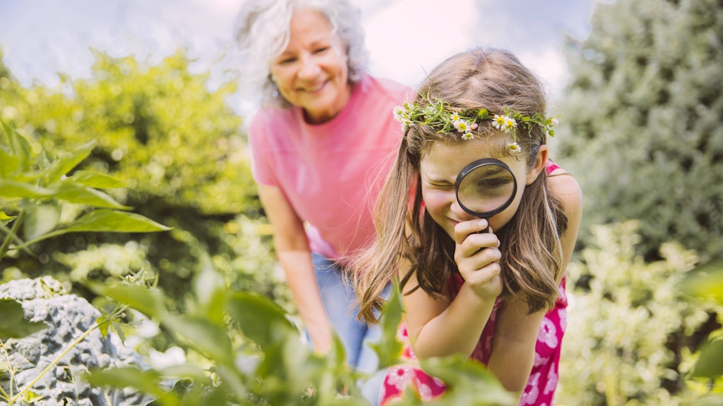 Für Kinder gibt es im Garten allerhand zu entdecken.
