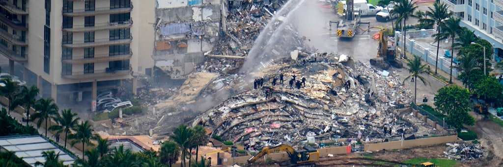 Noch immer werden 150 Menschen nach dem Hochhaus-Einsturz in Miami vermisst.
