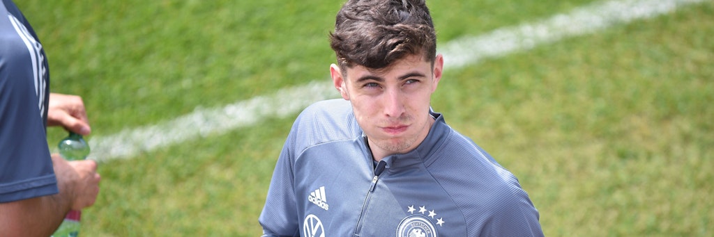 Kai Havertz - fotografiert im Trainingslager der deutschen Fußball-Nationalmannschaft in Seefeld. 