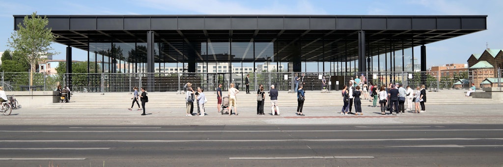 Bis Montag sind die Tage der offenen Tür in der Neuen Nationalgalerie. Der Andrang ist groß.
