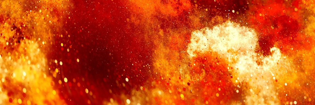 Eine Explosion (Symbolfoto).