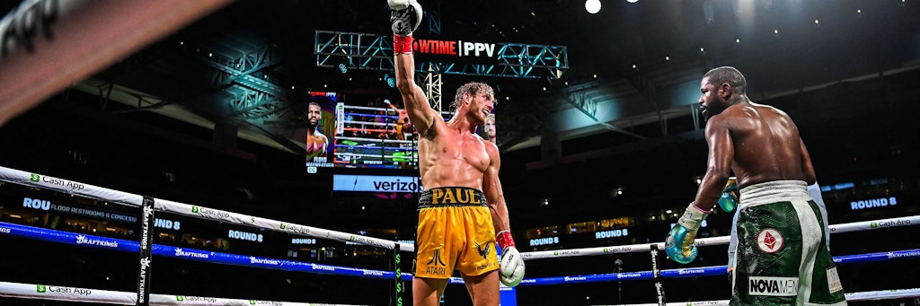 Zwei Show-Profis in einem Ring und die große Frage: Übersteht Youtuber Logan Paul einen Kampf mit Ex-Weltmeister Floyd Mayweather?