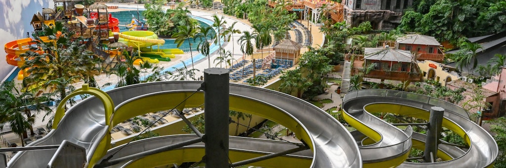 Das Badeparadies Tropical Islands: Hier darf ab Freitag wieder gerutscht und geplantscht werden.