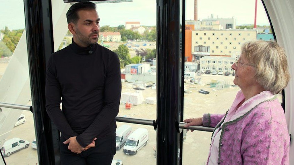 Diese knapp 80 Jahre Dame aus München hat es Saygin Yalcin besonders angetan. 