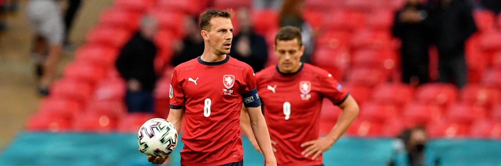 Vladimir Darida geht vom Platz. Beim 1: gegen Dänemark machte er sein letztes Spiel für Tschechien. 