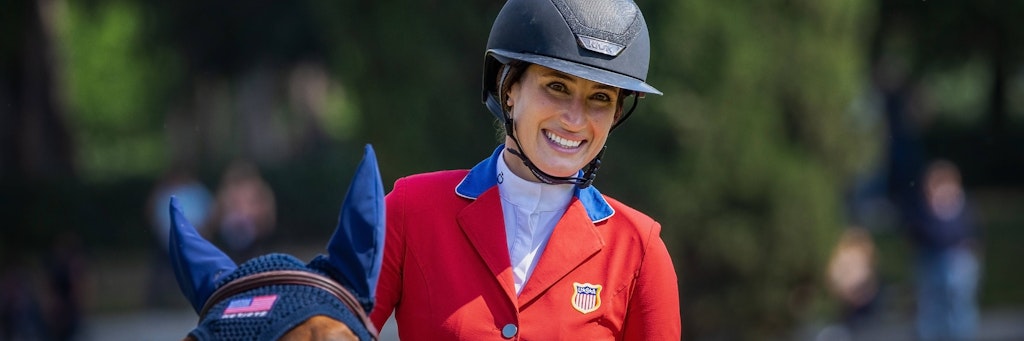  Jessica Springsteen startet für die USA in Tokio.