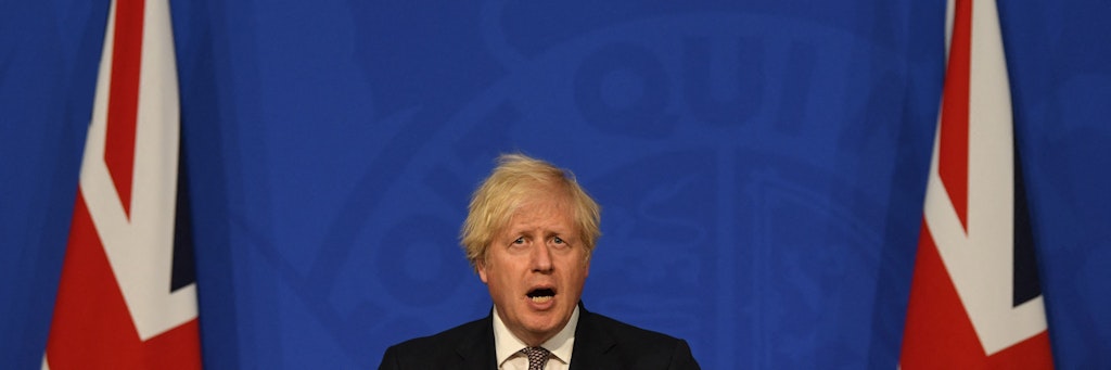 Boris Johnson propagiert die totale Freiheit. 