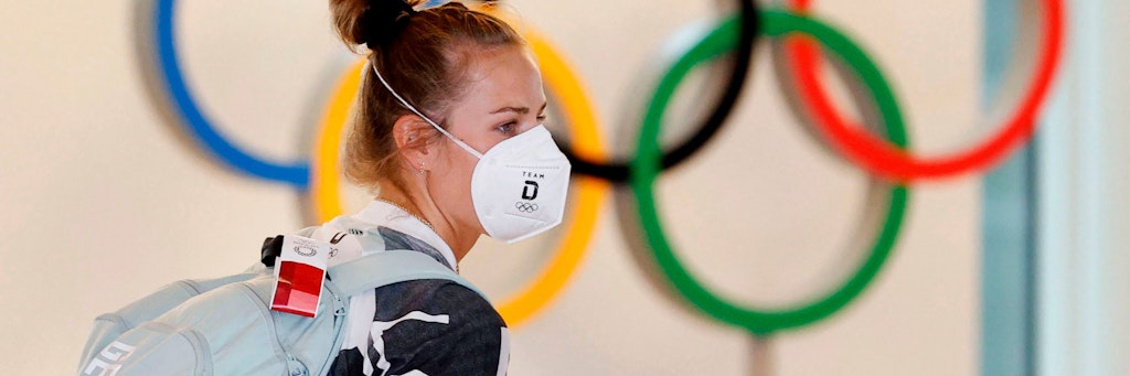 Ohne Maske wird in Tokio nicht viel gehen. Wenn es ganz dumm läuft, finden die Wettkämpfe komplett ohne Zuschauer statt.