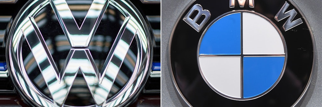 Die EU-Kommission hat gegen VW und BMW Wettbewerbsstrafen in dreistelliger Millionenhöhe verhängt.