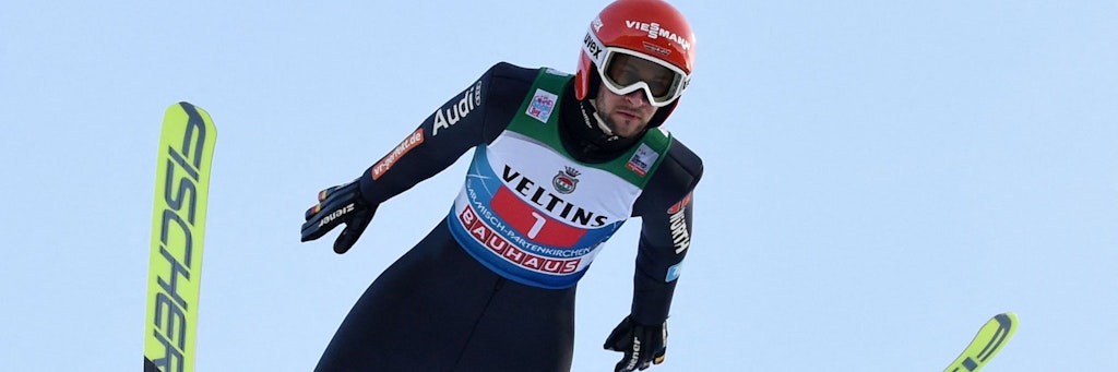 Markus Eisenbichler legte beim Neujahrsspringen zwei Topsprünge hin. Trotzdem nur Platz 2.