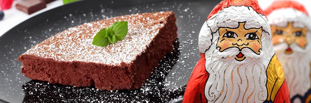 Wer seine Schokoweihnachtsmänner loswerden möchte, kann sie in diesem simplen Schokoladenkuchen verarbeiten. Das Rezept ist sehr einfach.