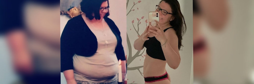 Zweifach-Mutter Julia Kitzmann speckte 80 Kilo ab und trägt nun Kleidergröße 36.
