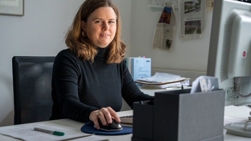 Seit Dezember regiert Clara Herrmann den Bezirk Friedrichshain-Kreuzberg.