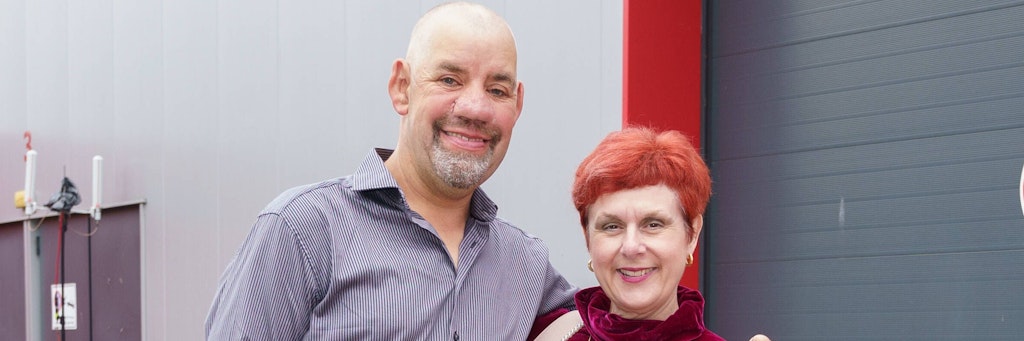 Lernten sich bei „Bauer sucht Frau“ kennen: Uwe Abel mit Ehefrau Iris.