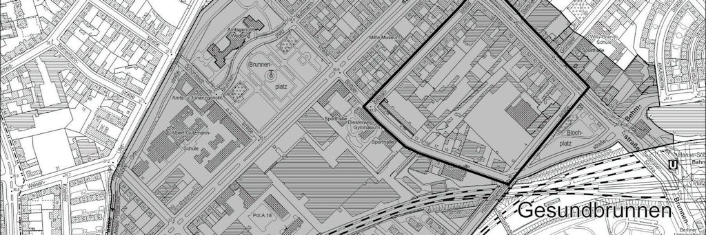 Ein Teil des Sanierungs- und Stadtumbaugebiets entlang der Pankstraße, in das in den nächsten 15 Jahren rund 80 Millionen Euro Fördergeld fließen sollen.