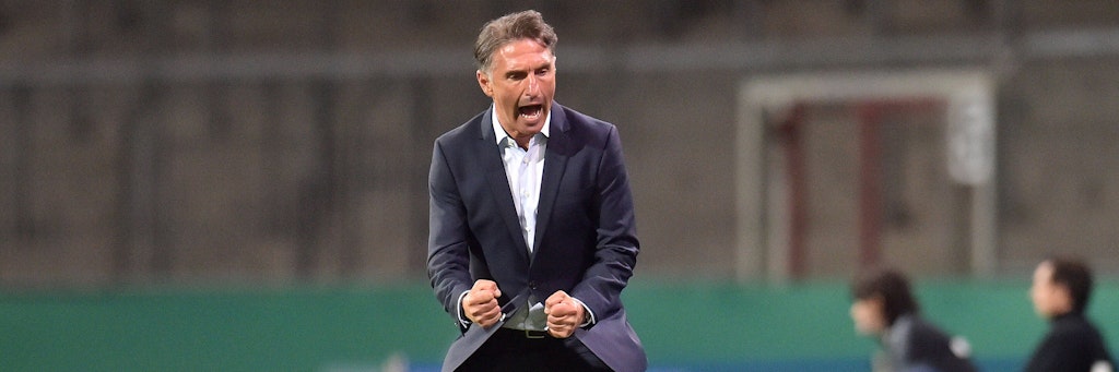Jubelte bei Hertha BSC nur am Anfang und soll nun bei Genua als Cheftrainer im Gespräch sein: Bruno Labbadia (45).