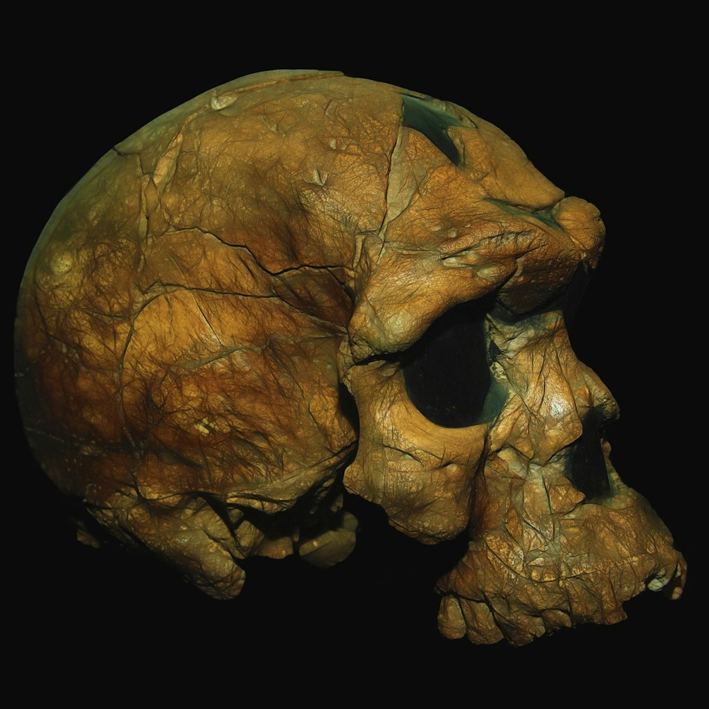 Der bisher älteste gefundene Schädel eines Homo sapiens