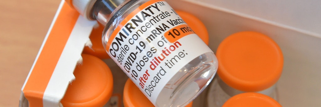 mRNA-Impfstoff Comirnaty.