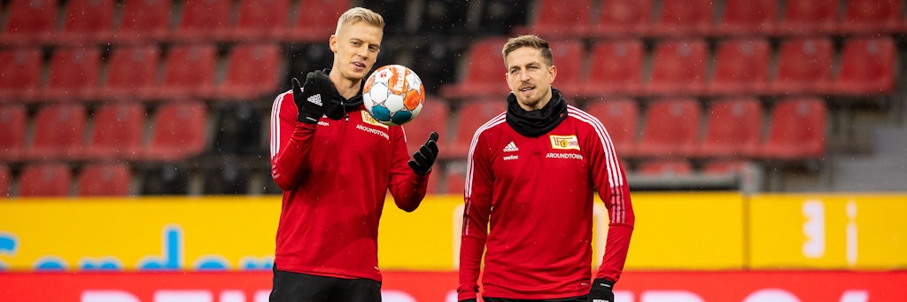 Timo Baumgartl und Bastian Oczipka könnten am Sonnabend hinten links dicht machen bei den Eisernen. 