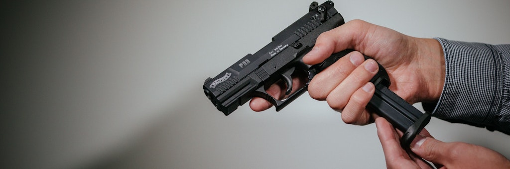 Schreckschusspistole „Walther P22“ (Symbolbild)
