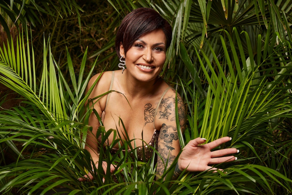 Jasmin Herren im Januar 2022 im Dschungelcamp. 