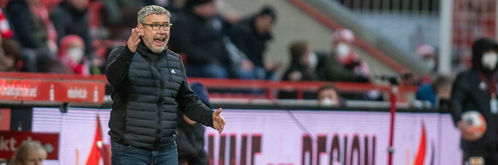 Unions Trainer Urs Fischer beim Spiel gegen Hoffenheim.