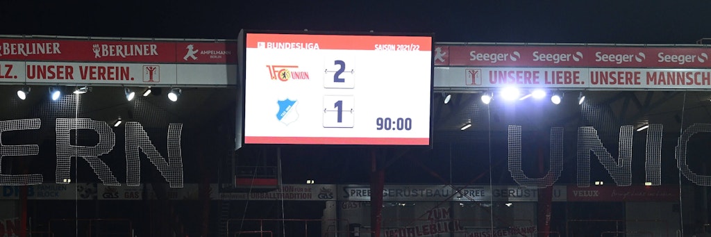 Union – zwei, Hoffenheim – null, wie die Fans der Eisernen skandierten. Mit dem Sieg über die TSG nähren die Eisernen ihre Träume von einem erneuten Europapokalabenteuer.