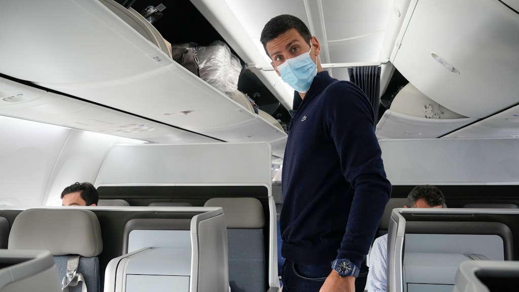 Novak Djokovic verließ am Sonntagmorgen Australien in Richtung Dubai.