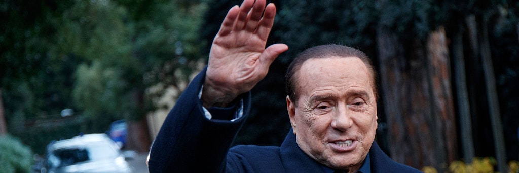 Winke, winke: Silvio Berlusconi will Präsident Italiens werden.