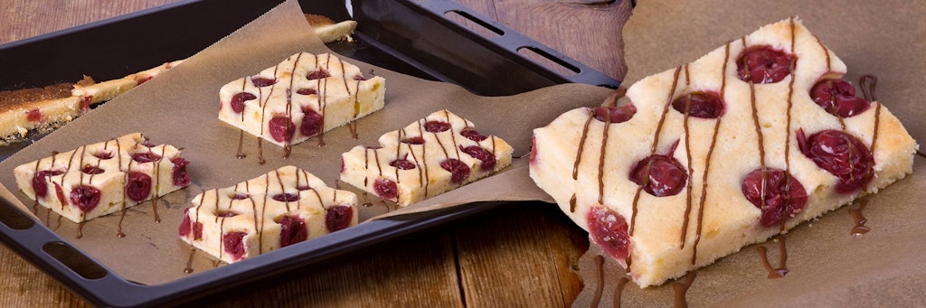 Dieser leckere Kirschkuchen ist schnell gemacht - und das Rezept kann nach Belieben abgewandelt werden.