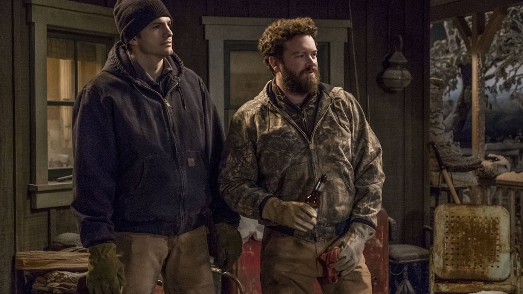 <strong></strong>Ashton Kutcher und Danny Masterson in einer Szene der Serie „Die wilden 70er“.