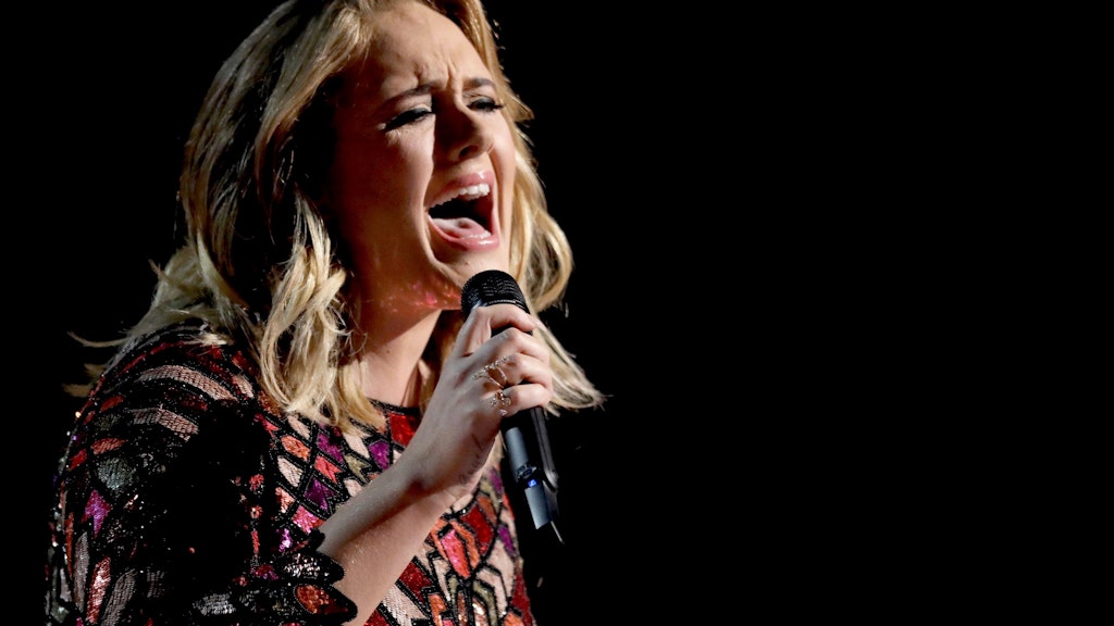 Adele trat 2017 bei der Grammy-Verleihung auf.