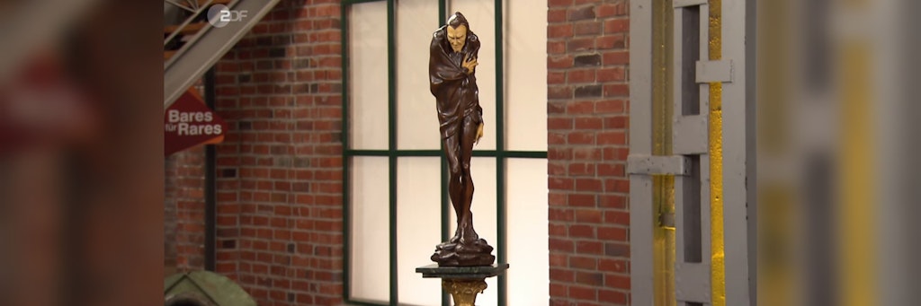 Diese Mephisto-Figur steht bei „Bares für Rares“ zum Verkauf.