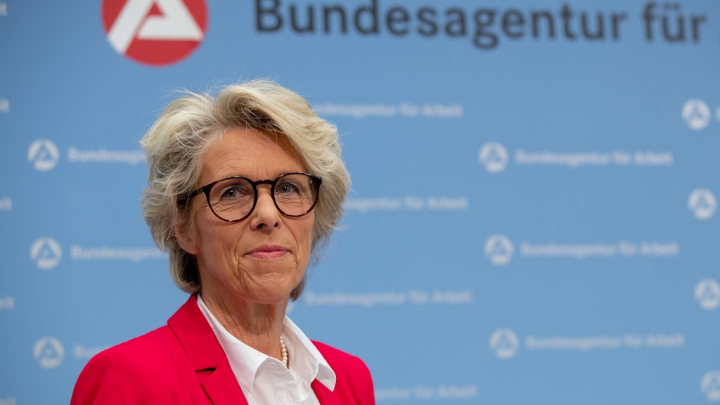 Christiane Schönefeld, „Vorstand Ressourcen“ der Bundesagentur für Arbeit.