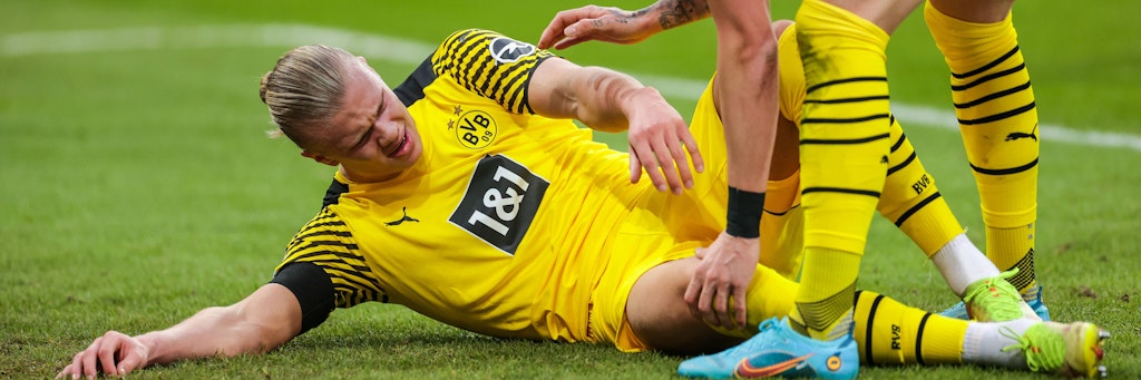 BVB-Superstar Erling Haaland verletzte sich beim 3:2-Sieg bei der TSG Hoffenheim.
