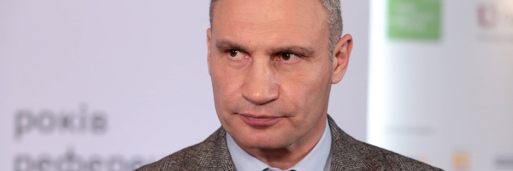 Kiews Bürgermeister Vitali Klitschko ist sauer auf die Bundesregierung.