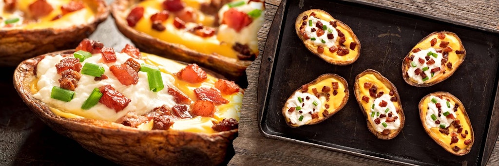 Gefüllte und überbackene Kartoffeln sind ein echter Genuss - nicht nur für Kartoffel-Fans. Dieses Rezept sollten Sie unbedingt ausprobieren.