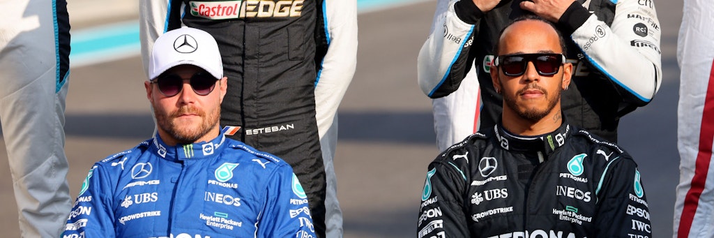 Am Ende herrschte Eiszeit: Valtteri Bottas (l.) spricht nach seinem Mercedes-Abschied über die Zeit mit Lewis Hamilton als Teamkollege.