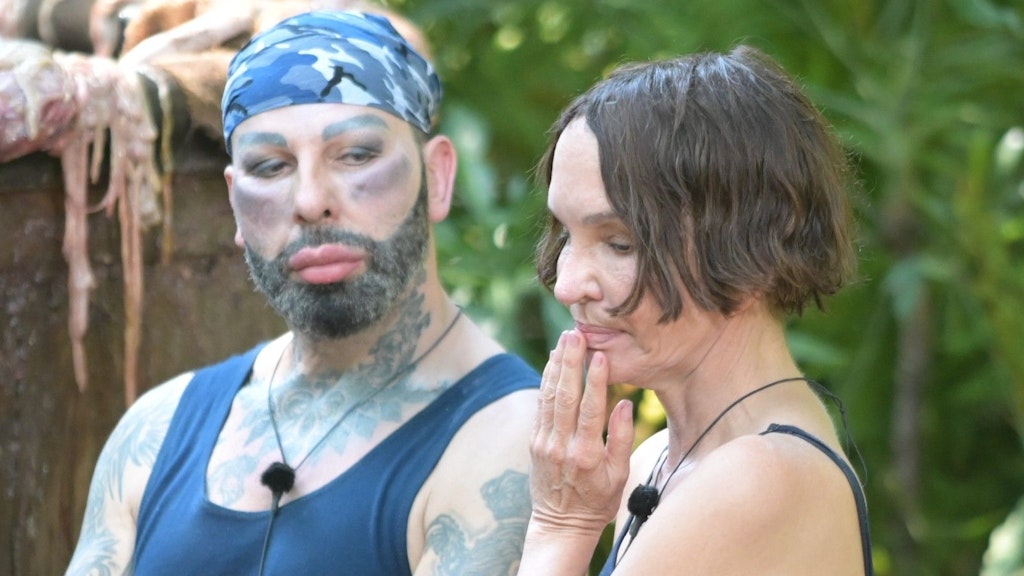 Gute Freunde kann (kaum) etwas trennen: Harald Glööckler und Anouschka Renzi im Dschungelcamp.