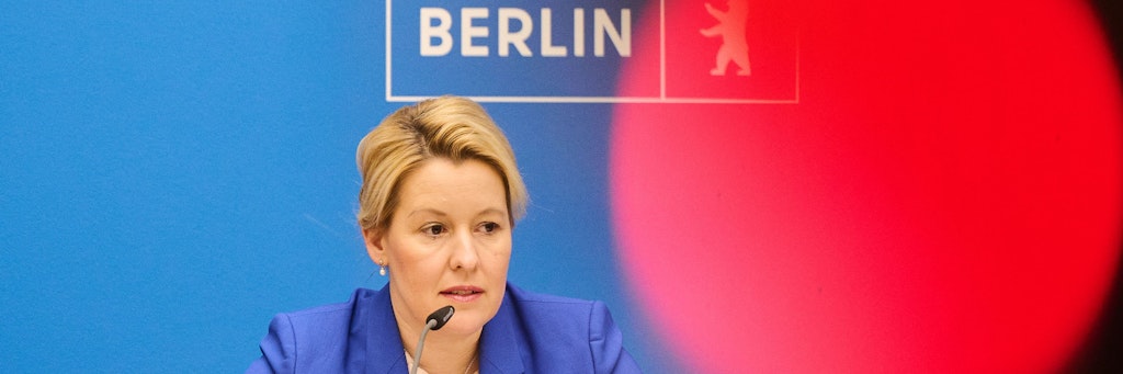 Berlin hält an der Impfpflicht für medizinisches Personal fest, sagt Franziska Giffey.
