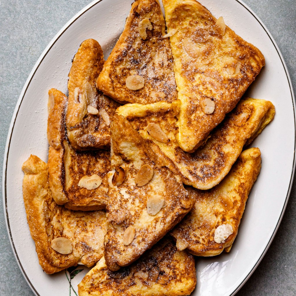 Auch ohne Beilagen schmecken die Armen Ritter einfach köstlich.