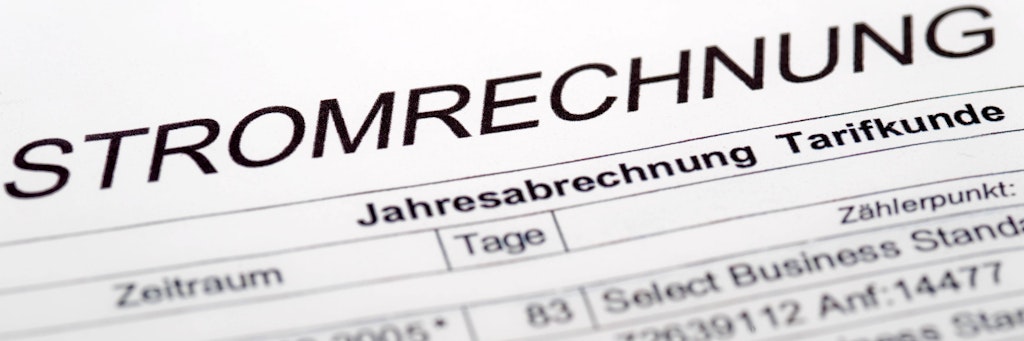 Stromrechnung (Symbolbild)