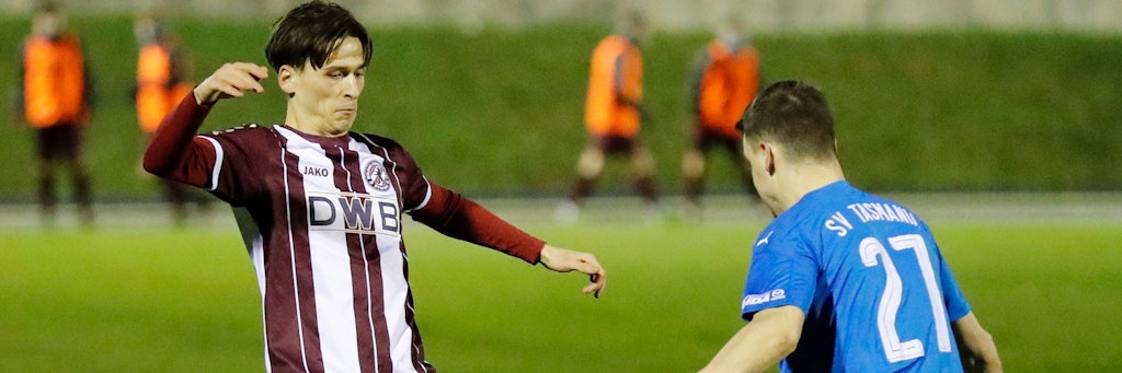 Theodor Bergmann, Winterpausenzugang des BFC Dynamo, weiß, dass er noch Luft nach oben hat.