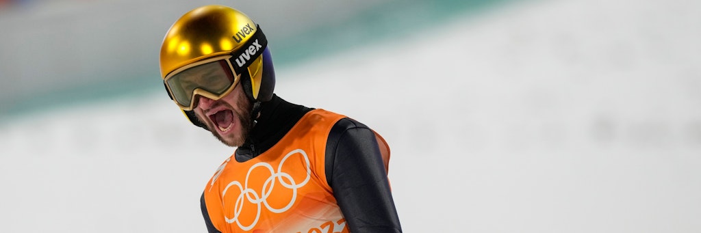 Skispringer Markus Eisenbichler gewann zusammen mit dem Team bei Olympia die Bronzemedaille.